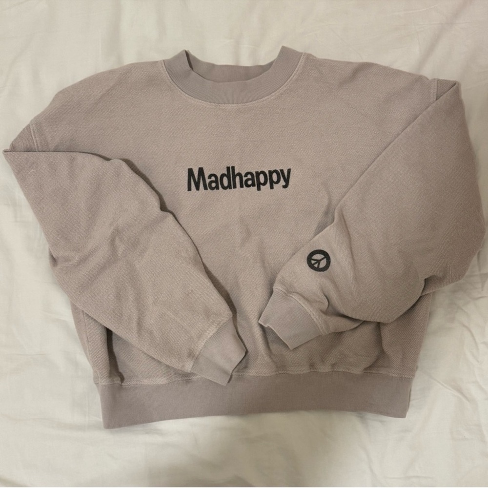Madhappy Taupe Crewneck Sweater